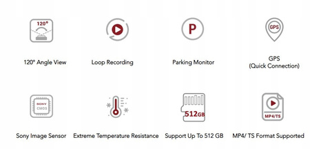 INNOVV K5 Wideorejestrator Motocyklowy 2 kamery 4K Ultra HD WiFi GPS 5Hz